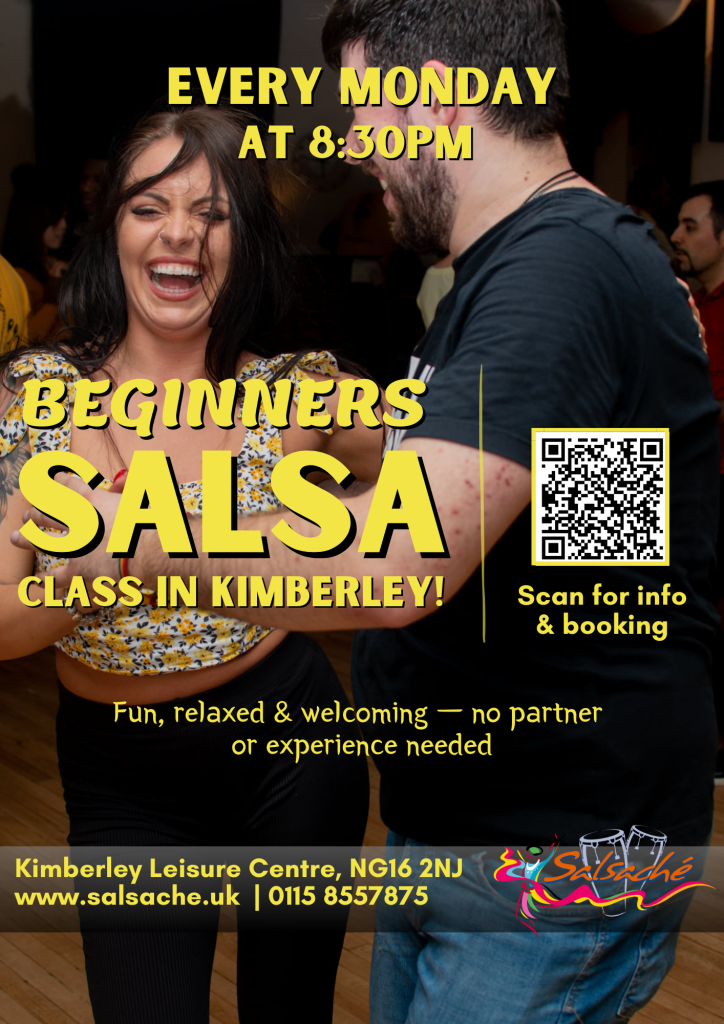 Beginners Salsa | Every Monday | Kimberley flyer