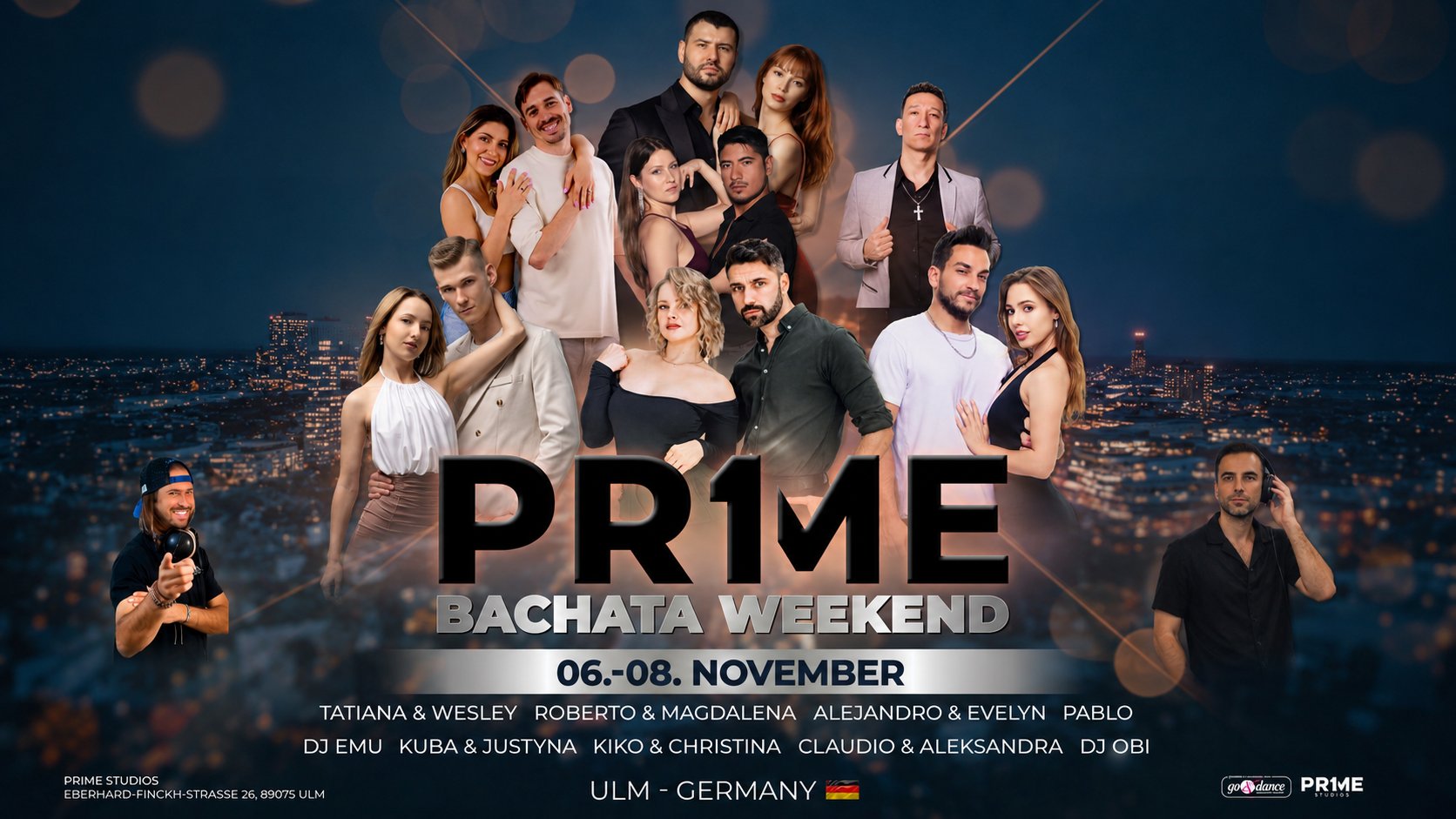 PRIME Bachata Weekend 2026 flyer