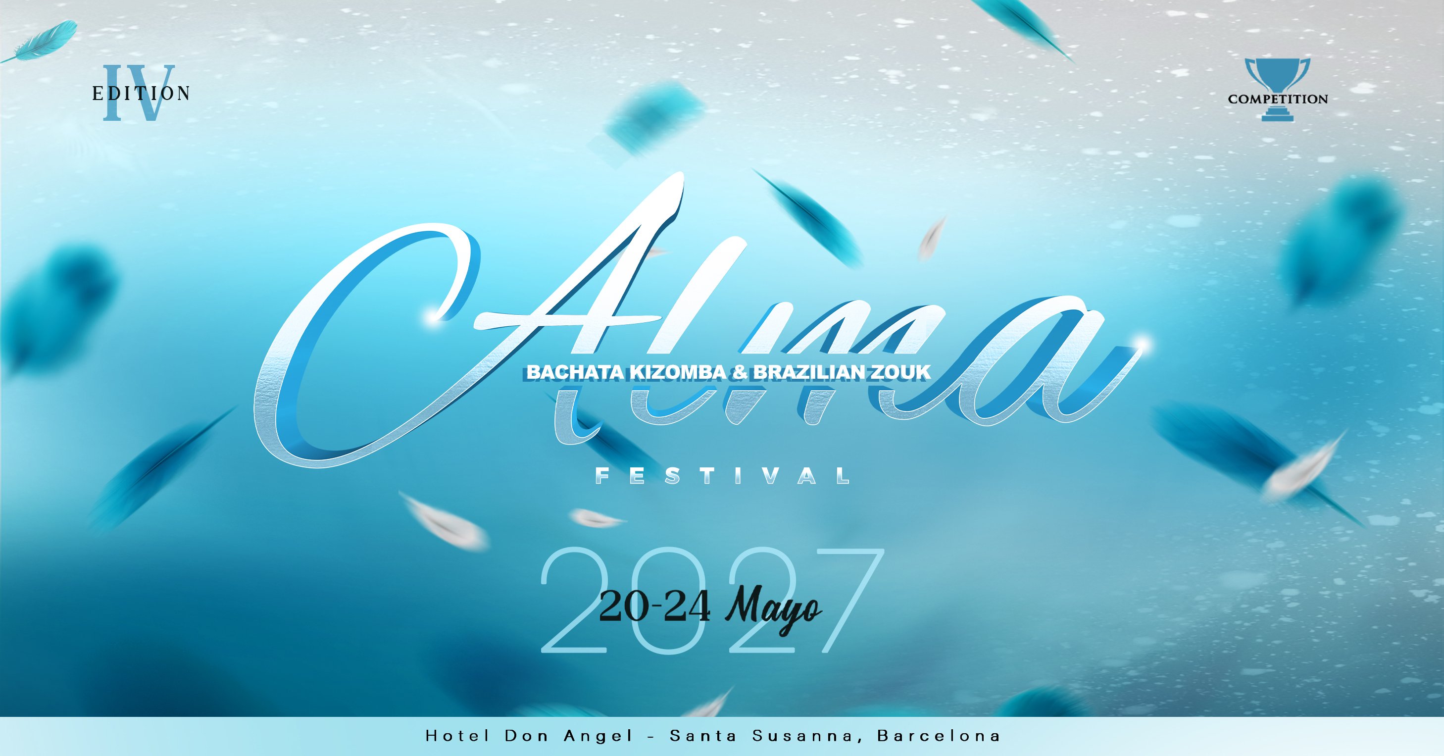 ALMA BACHATA, KIZOMBA & BRAZILIAN ZOUK FESTIVAL 2027 - IV EDITION flyer