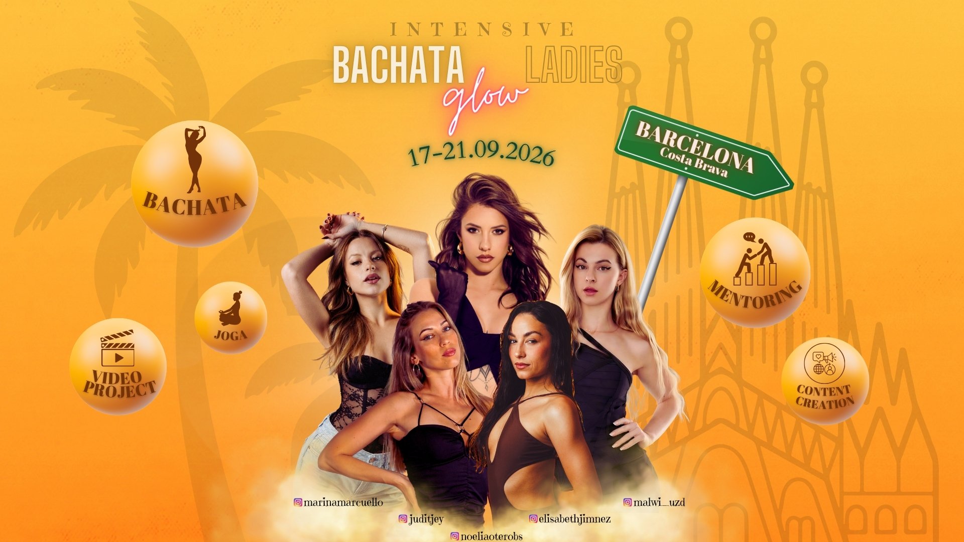 Bachata Ladies GLOW 2026 flyer