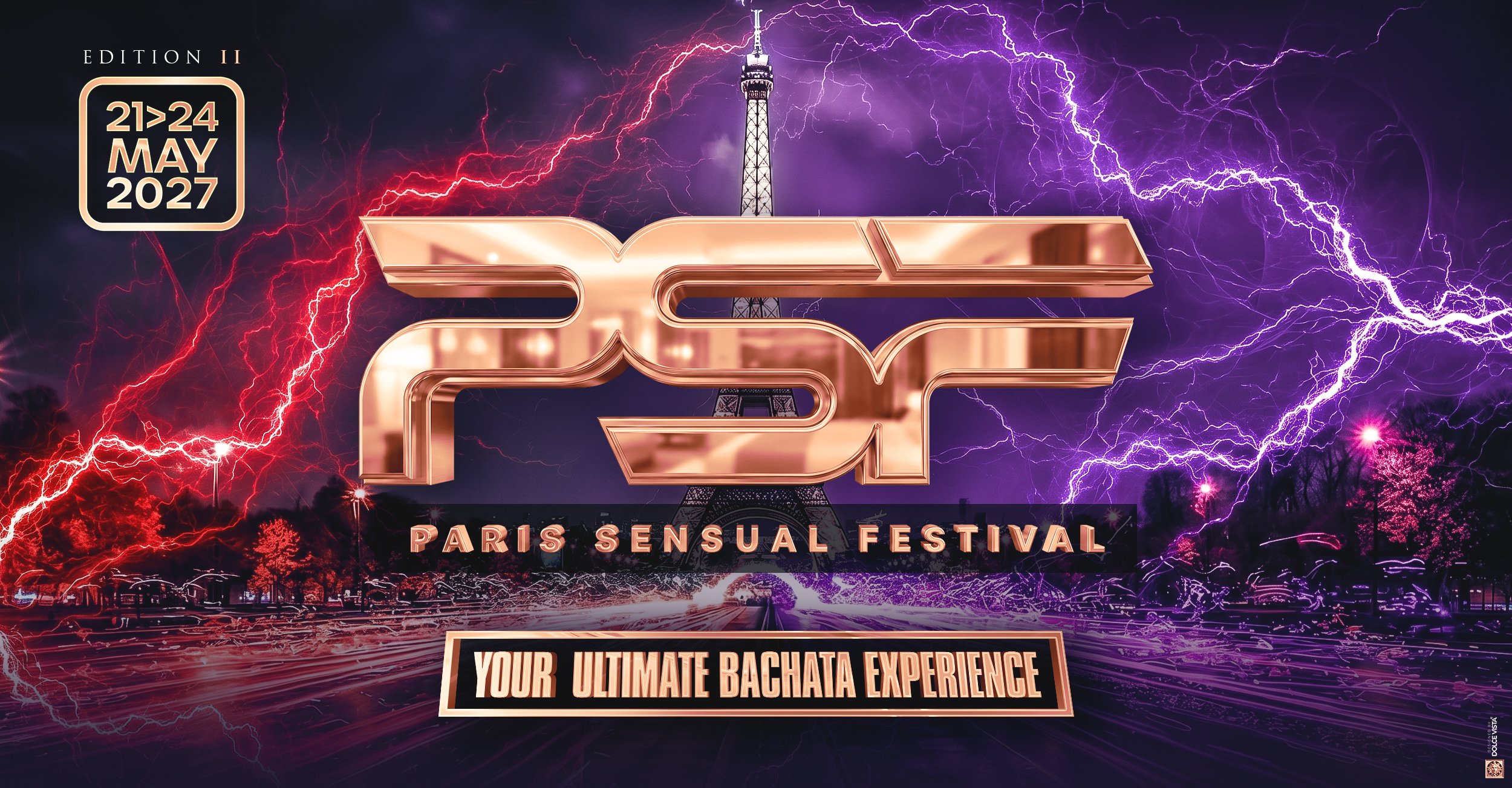 Paris Sensual Festival 2027 (7th Edition) - Your Ultimate Bachata Experience flyer