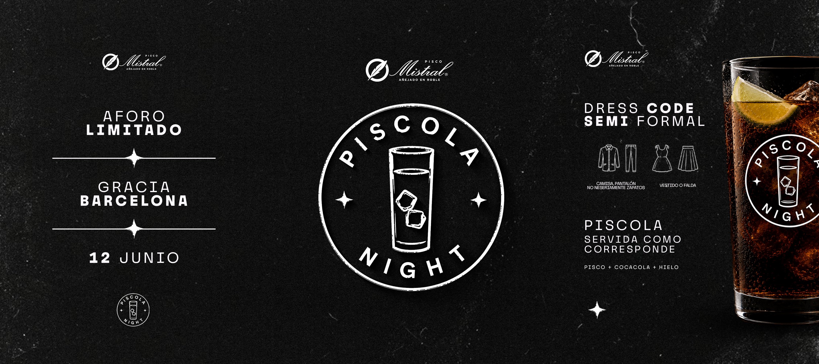 Piscola Night flyer