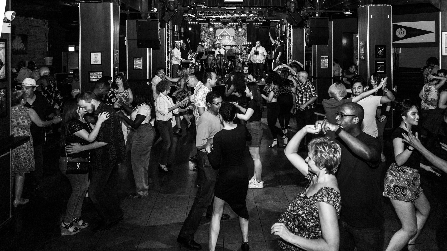 Salsa Sundays at Cubby Bear flyer