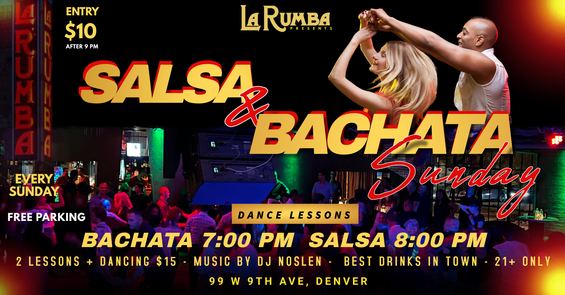 Salsa Bachata Sundays at La Rumba flyer