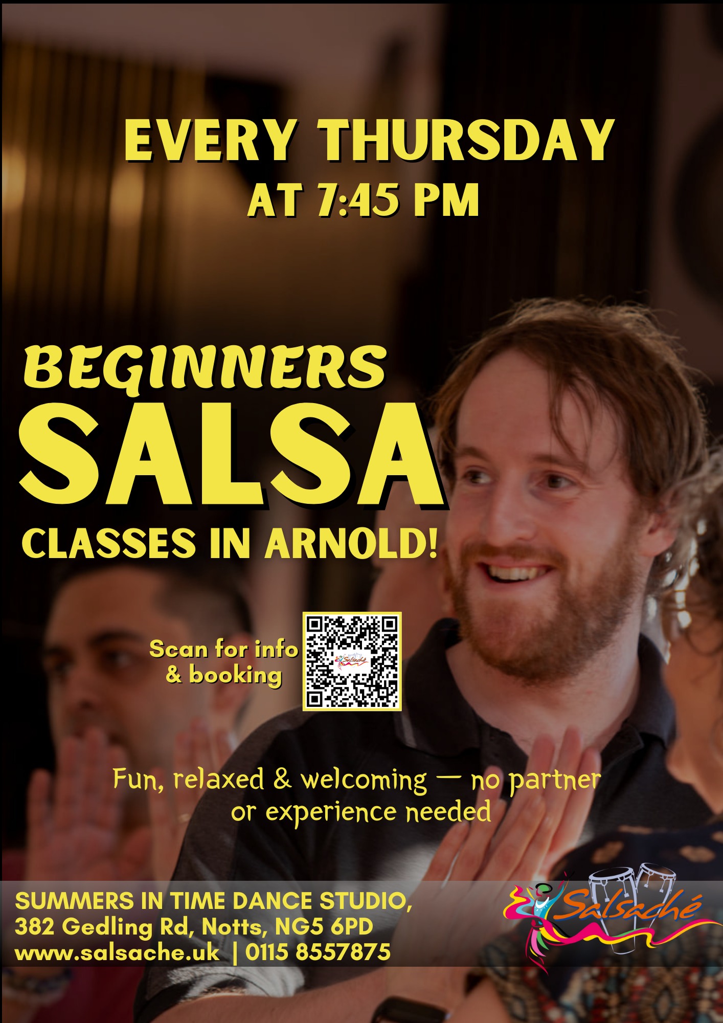 Beginners Salsa Class in Arnold / Gedling ★ No Experience Needed ★ Every Thursday flyer