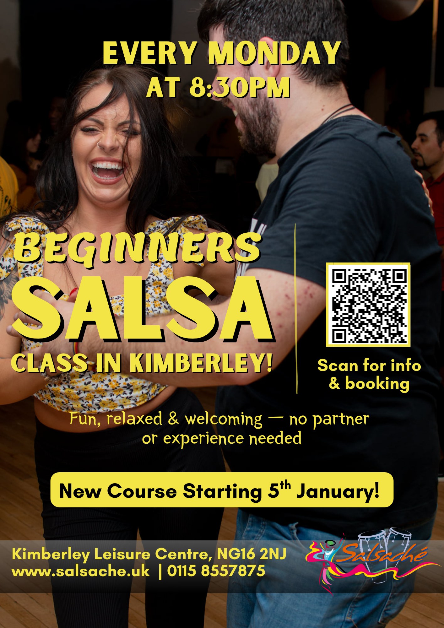 Beginners Salsa Class in Kimberley ★ No Experience Needed ★ Every Monday flyer