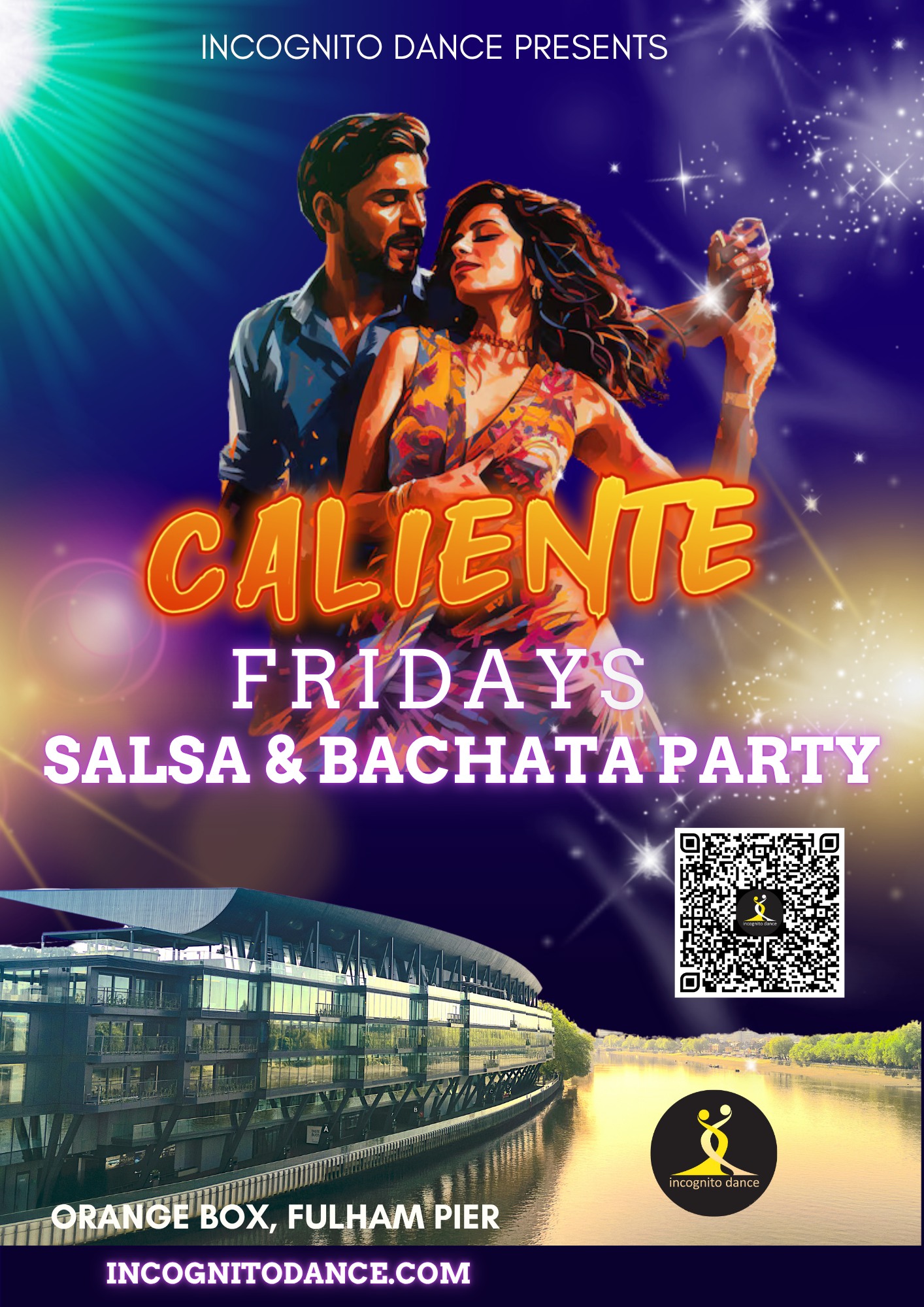 ❤️🎉 CALIENTE FRIDAYS  Salsa & Bachata Club❤️🎉 flyer