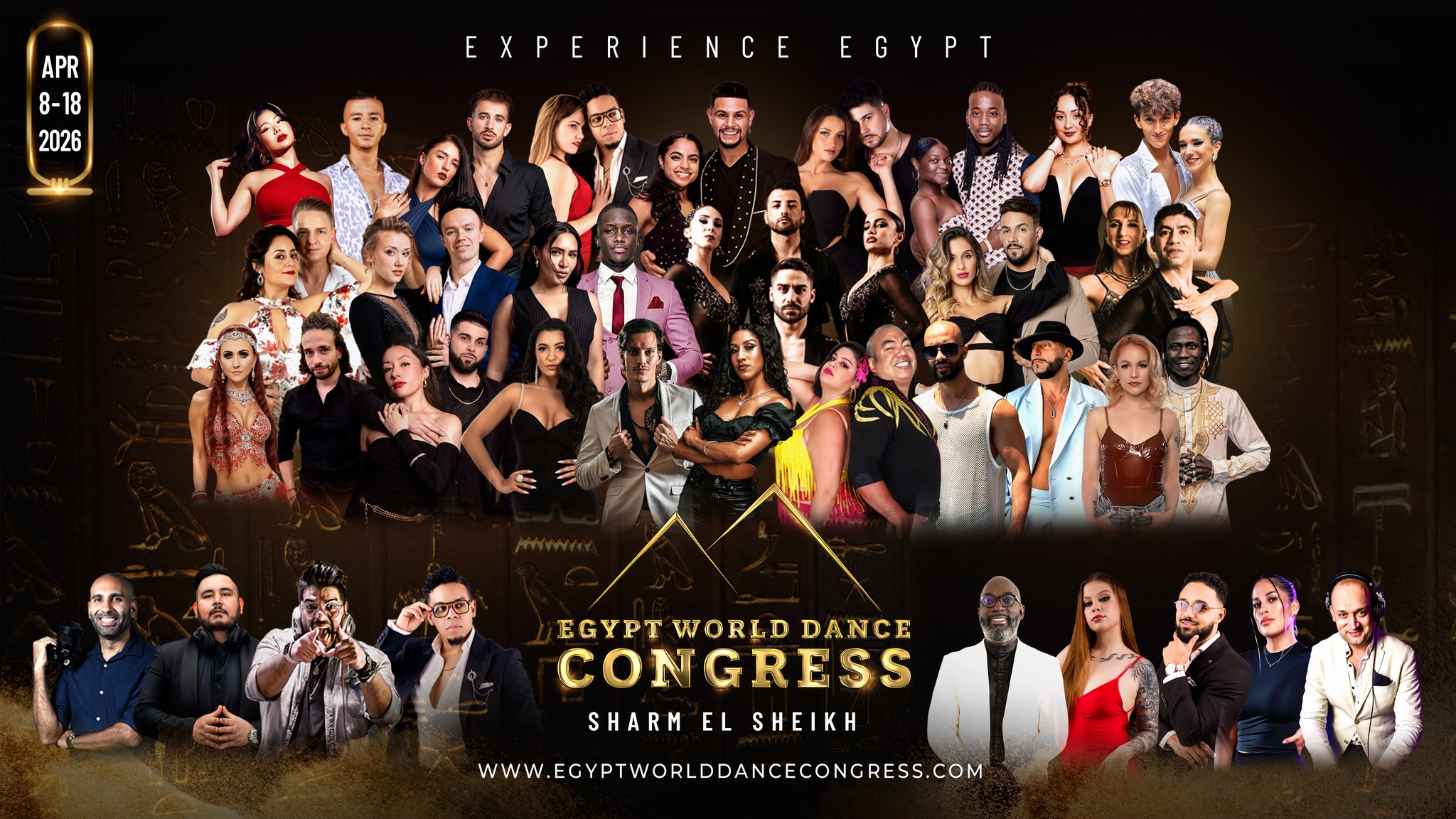 Egypt World Dance Congress 2026! Salsa , Bachata & Kizomba flyer