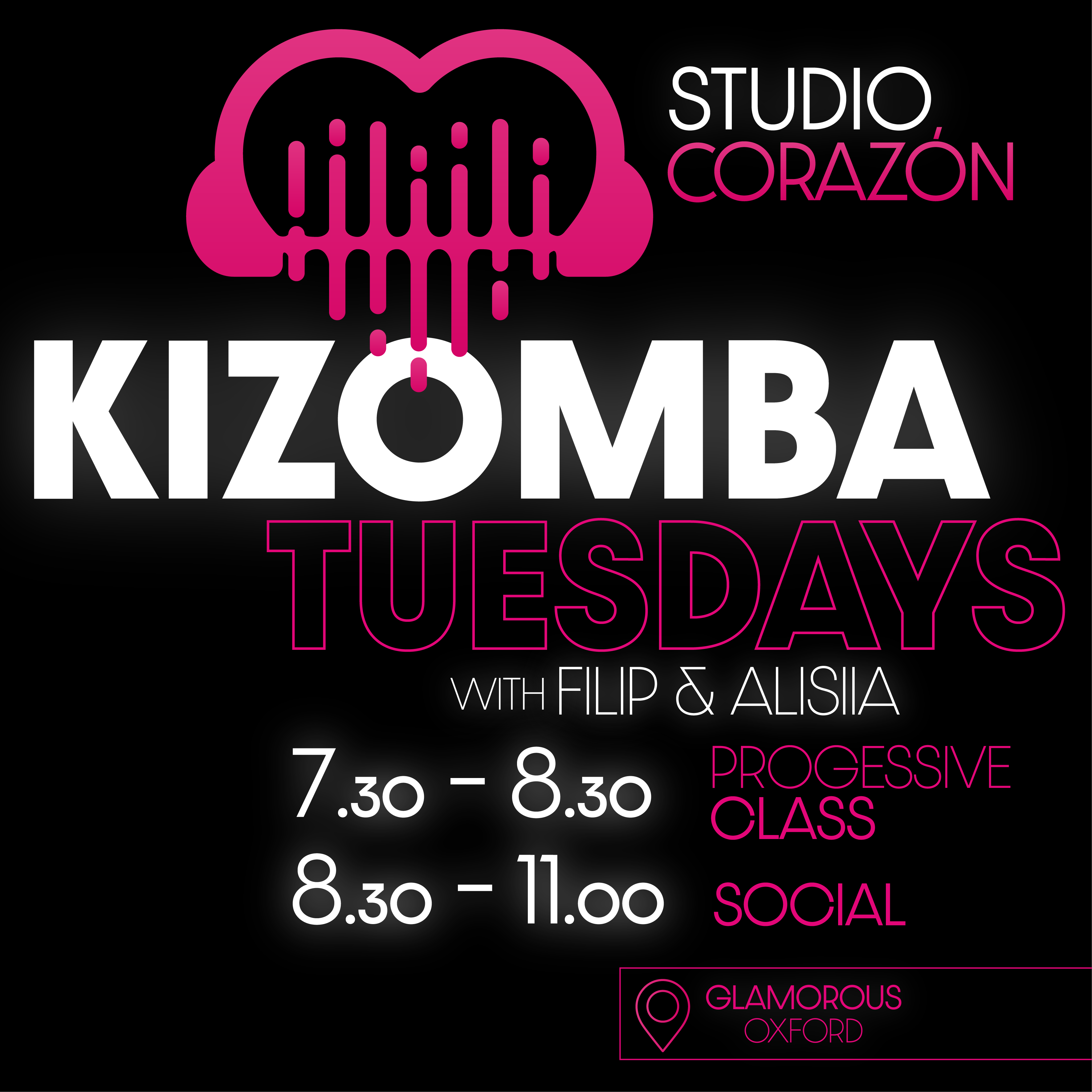 Kizomba Tuesdays: Kizomba Class + Bachata & Kizomba Social flyer