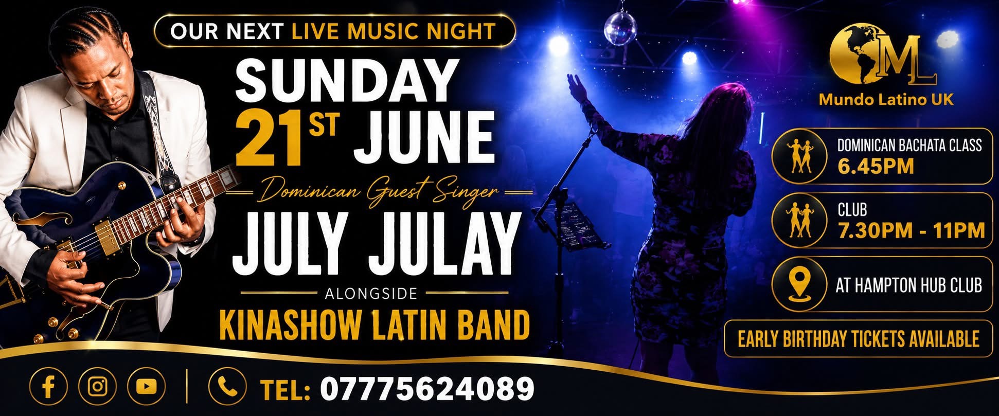 Hampton Sunday Live Band Night ft. July Julay flyer