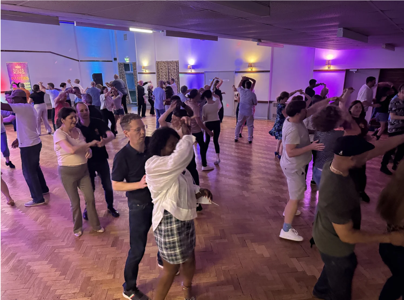 Salsa King Monday Salsa Classes & Social flyer