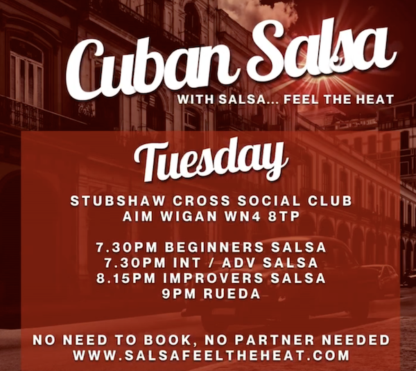 Tuesday Wigan Int/Adv Rueda flyer