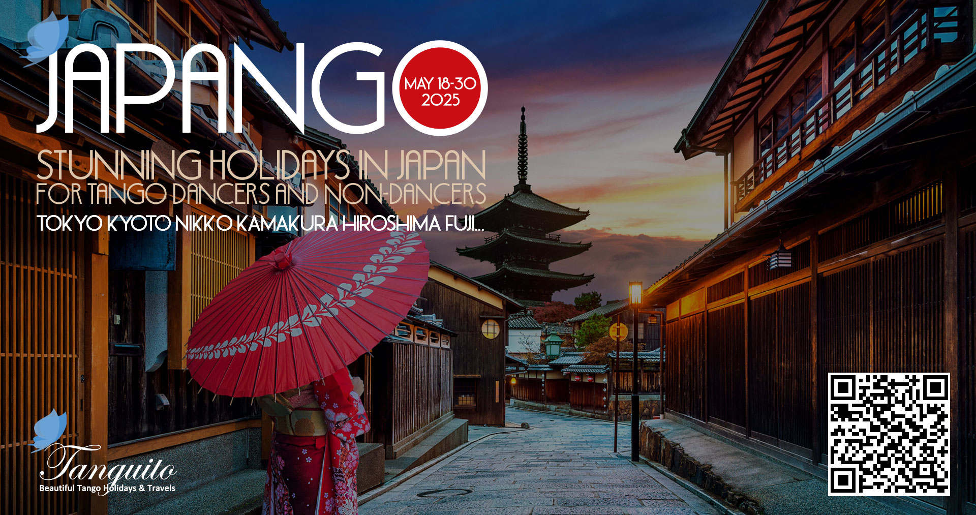 Japango 2026, the trip of a lifetime: tango & visits of TOKYO KYOTO NIKKO KAMAKURA HIROSHIMA FUJI... flyer