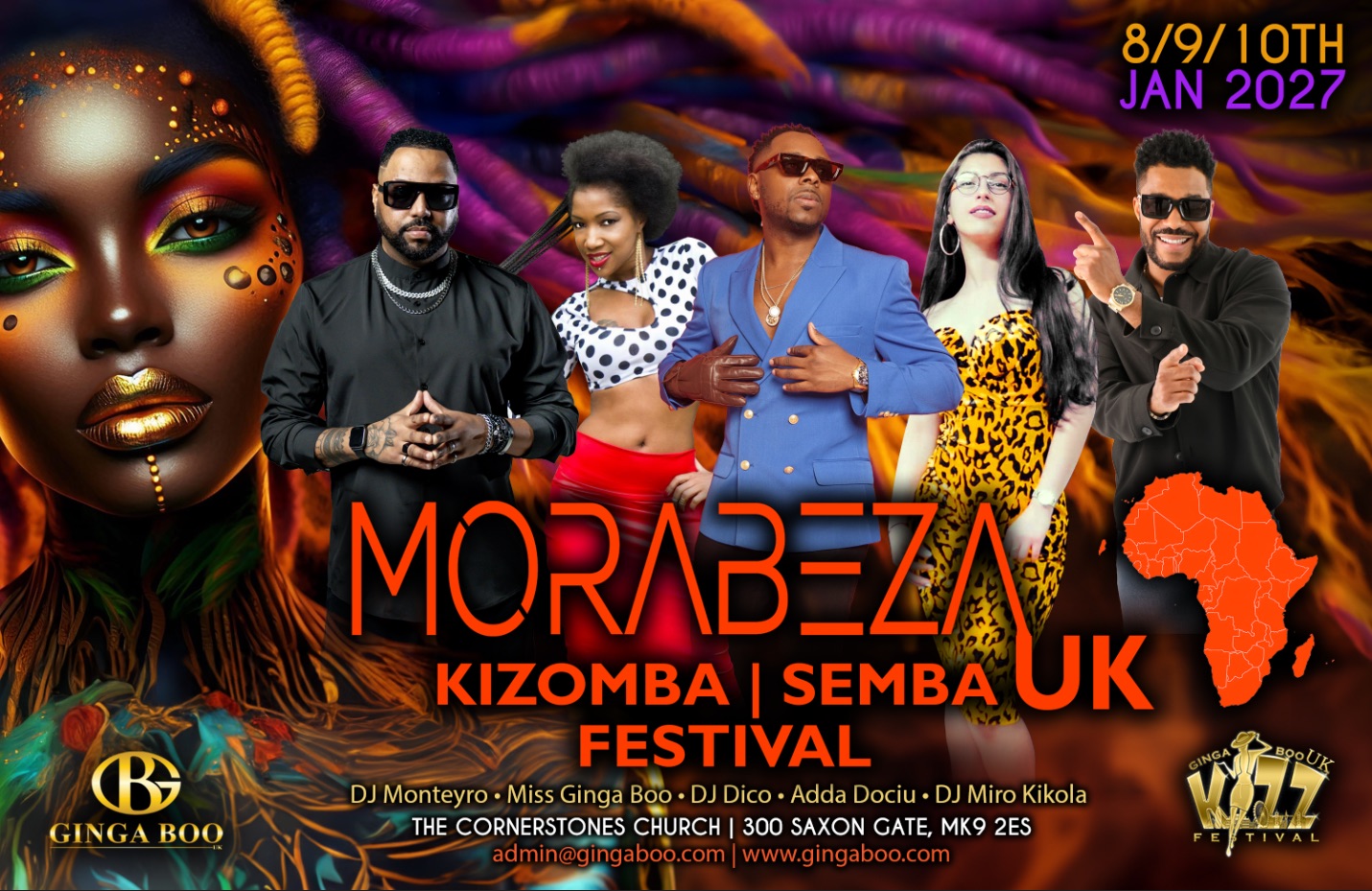 Morabeza UK Kizomba Festival | International & UK Guest dancers | Quality Dancing Garanteed flyer