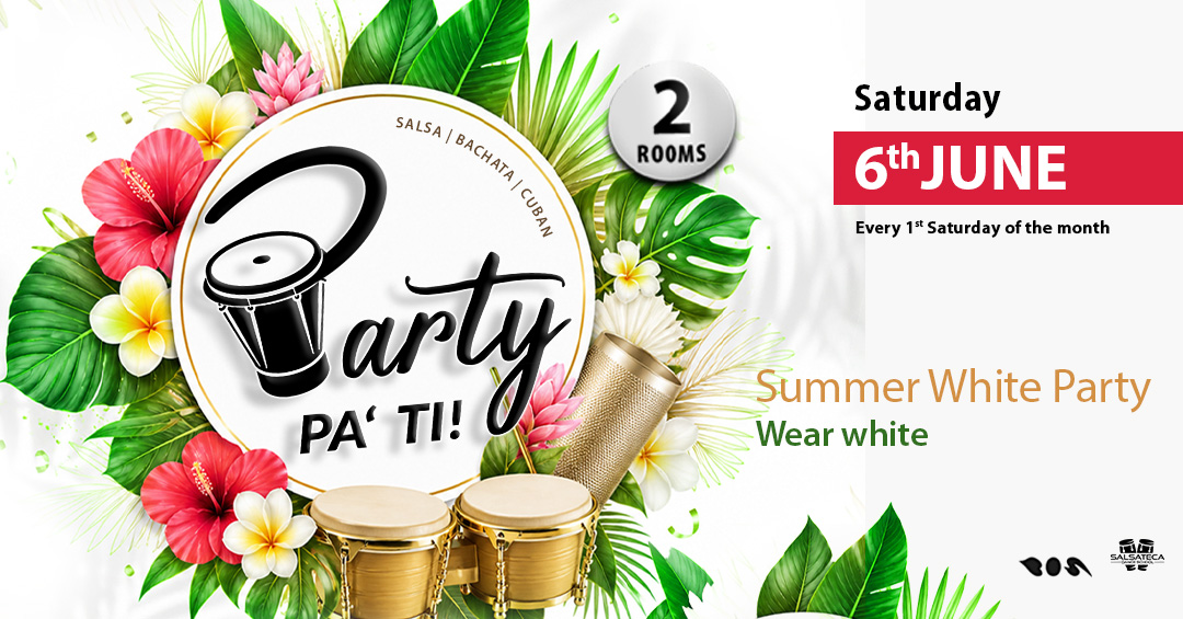 PARTY PA' TI! — SALSA & BACHATA ROOMS flyer