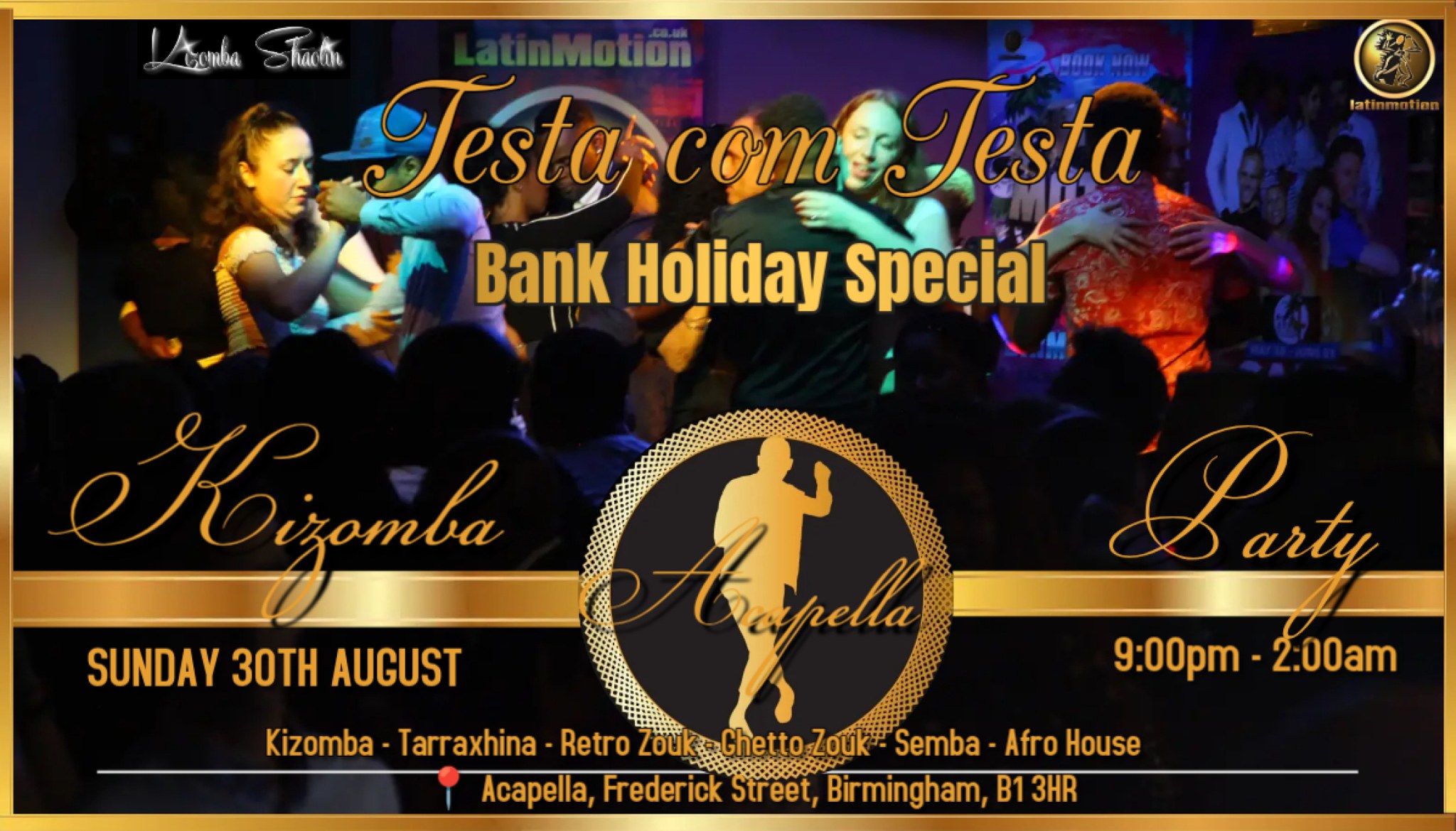 Testa com Testa Bank Holiday Special★Sunday 30th August★Acapella flyer