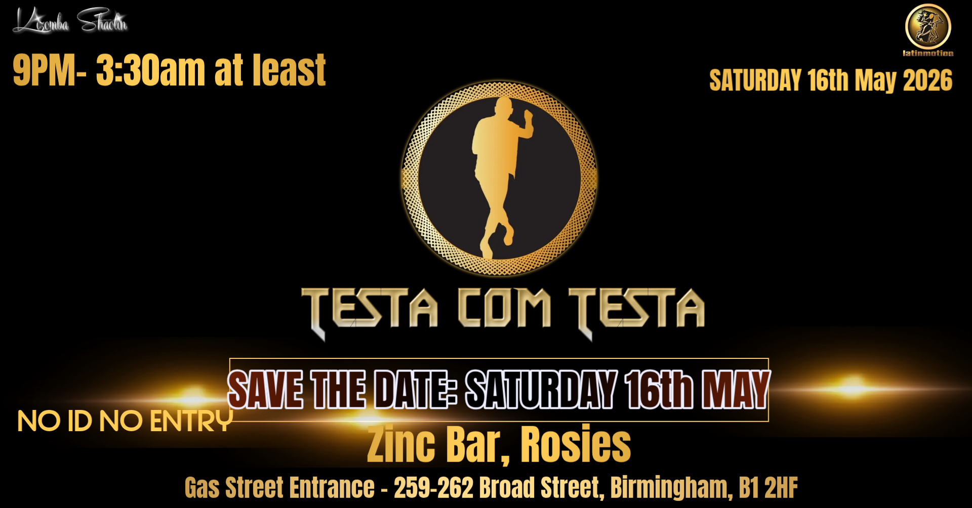 ★TestaComTesta★SAT 27th June 2026★Zinc Bar★ flyer